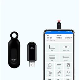 bnf® Mini Remote Control Mobile Phone Controller Plug and Play Home Air Micro-USB Black image 2