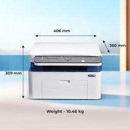 Xerox 3025 | 20 Ppm | Monochrome Laser Printer | Wireless Laser Printers | Hi-Speed USB 2.0 | Printer, Copier & Scanner | 150-Sheet Input Tray | 1-Year Warranty | Multi-Function Printer,White image 4