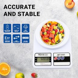 Ant Esports AEKS100 Kitchen Weighing Machine/Food Scale for Health, Fitness, Shop,Home Baking & Cooking with Large LCD Display,Tare Function, OverLoad Indicator, Weigh Up to 10Kgs, 30 Months Warranty image 1