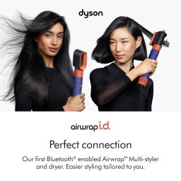 Dyson Airwrap i.d. App Connected Intelligent Multistyler|Personalize Curl Sequence|6 in 1|Dry|Curl|Shape|Smooth|Hide Flyaways|No Heat Damage|7 Styling, 3 Speed & 3 Heat Settings|2 Year Warranty (Vinca Blue/Topaz) image 4