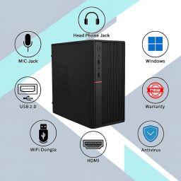 TECNICO Desktop Computer Set with Core i5-6400, 8GB DDR4, 256GB Storage, 20-inch Monitor, Keyboard, Mouse, WiFi image 4