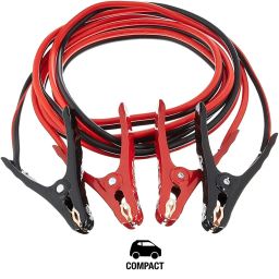 SHIORN SOON Car Auto Battery Booster Jumper Cable 6.2ft 6-Gauge CCA with Alligator Wire Clamps, Red, 12V 500A, Ideal for Cars, Trucks, Off-Road Vehicles image 1