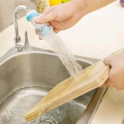 Inditradition Plastic Lacquered Finish Adjustable Rotating Kitchen Sink Tap Extender Faucet Water Filter Nozzle (Assorted Colour) image 4