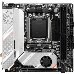 MSI MPG B650I Edge WIFI Gaming Motherboard (AMD AM5, Mini ITX, DDR5, PCIe 4.0, M.2, SATA 6Gb/s, USB 3.2 Gen 2, HDMI, Wi-Fi 6E, AMD Ryzen 7000 Series Desktop Processors) image 1