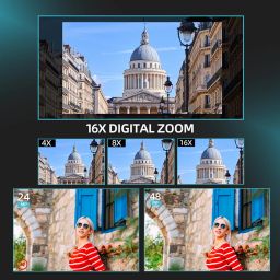 4K Digital Camera for Photography, 48MP Vlogging Camera with WiFi, 180° Flip Screen, 16X Digital Zoom, Wide-Angle & Macro Lens image 2