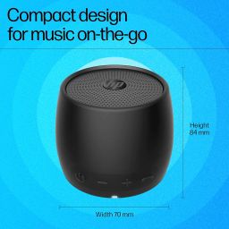 HP 360 Mono Portable Bluetooth Speaker with Built-in Microphone Ip54 Dust and Water Resistance (2D799AA) image 1