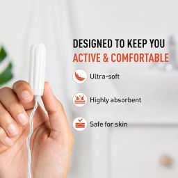 Sirona FDA Approved Natural Biodegradable Tampons - 20 Pieces | Super Plus Heavy Flow | Made in Europe | Safe to use | Highly Absorbent | Ultra Soft & Comfortable image 3
