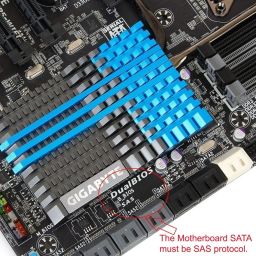 CLUSPEX SAS SFF-8482 to SATA Hard Disk Drive Raid Converter Adapter image 2