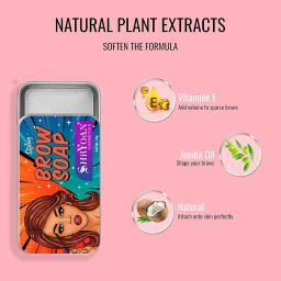 Shryoan Styling Eyebrow Soap Kit, Brow Styling Soap, Long Lasting Waterproof Smudge Proof Eyebrow Styling Pomade for Natural Brows Pack of 1 (10 gm) image 1