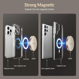 GiGimundo GQ20 Ultra-Slim Magnetic Portable SSD 512GB - Max 20Gbps High-Speed, Compact Stylish USB-C External Drive for Windows, Mac, Android - Round Design, Fast File Transfer image 2