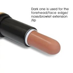 A66 beauty Flawless Contouring 2 in 1 Highlighter Contour Stick Concealer, Light/Medium (Countour Stick Size: 7 g) 36 Hr Black Eyeliners Sketch Pen Waterproof (pack of 2) image 2