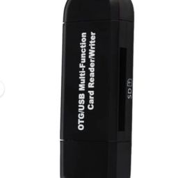 SR-G10 OTG USB Multi-Function Card Reader/Writer, Type-C, High Speed for Mobile,Laptop (Black) image 1