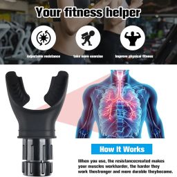 WHIPBIRD Breathing Trainer,Oxyboost Breathing Device,Lung Capacity Exercise Device,Oxyflow Breathing Trainer,Deep Inhalation & Expiratory Muscle Exerciser Device With Adjustable Resistance (Black) image 4