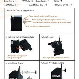 3DINNOVATIONS Dual Drive BMG Bowden Extruder High Performance Upgrading Parts for CR10 I Ender 3 Series I Wanhao D9 I Anet E10 I Geeetech A10 and Other DIY 3D Printers image 1