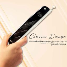 Tower Mouth Organ Harmonica 24 Holes Key-C With Scale Change Option, Silver image 5