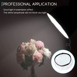 ALFASIYA 4 Pieces Diffuser Lamp Sock Soft Diffuser Lamp Cover 8.25 Inches/ 21 cm Standard Cloth Diffuser Light Sock Lampshade Reflector Lamp Sock for Strobe Flash Light Speedlite image 1