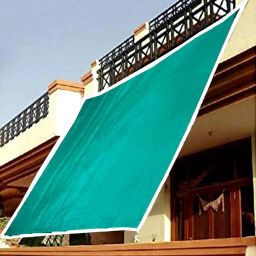 Heart Home 10 x 4 ft. Sun Mesh Shade Sunblock Shade Cloth UV Resistant Shade Net for Garden/Home/Lawn/Netting/Sports | Green Net/Agro Net (Green) image 1