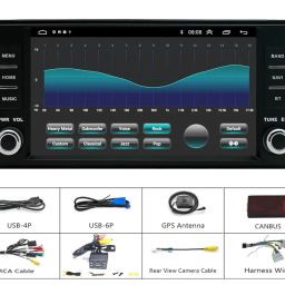 for Dodge Avenger Challenger Radio Upgrade,2008 2009 2010 2011 2012 2013 2014,Android 13 Stereo Replacement,Steering Wheel Control,Build in Wireless carplay Android Auto,Free Camera image 5