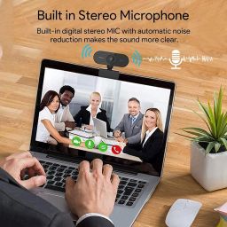 Manycast® 1080P HD Streaming USB Computer Web Camera for PC Desktop & Laptop with Mic, Video Calling, Conferencing, Webcast - Driver-Free Installation, image 3