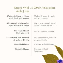 Kapiva Wild Amla Juice (2L) | Suitable for healthy Hair & Skin | Detox juice for weight loss | Natural Source of Vitamin C | Organic & Natural Juice Made With Cold Pressed Amla from Pratapgarh | No Added Sugar | Super Saver Pack of 2 image 5