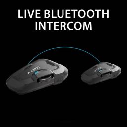 Cardo FRC2X003 Freecom 2X Motorcycle 2-Way Bluetooth Communication System Headset - Single Pack, Black image 5