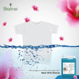 Shatras Liquid Detergent, Suitable for top load & front load Detergent for Machine and Hand Wash, Eco friendly, Natural liquid detergent for all type of clothes(5L) image 4