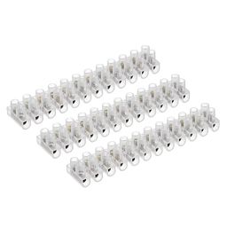 POWER CONNECT PVC Terminal Connector Strip (PA60P) 12 ways - Dual Row Electric Barrier Strip Screw Terminal Blocks for Electrical Control Electr(3) ic Wire Connecting (3) image 4