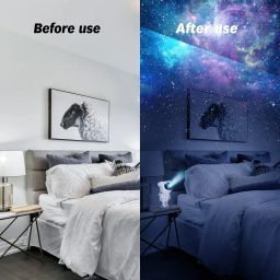 One94store Astronaut Galaxy Projector Night Light – 360° Rotating Nebula Star Projector with Remote Control, Timer & Adjustable Head – LED Space Lamp for Kids’ Bedroom, Gaming Room, Home & Party Décor image 1
