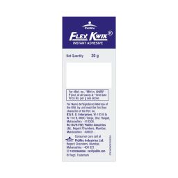 Pidilite Flex Kwik Instant Adhesive Fast Bonding for Flex and PVC Doors (20g) image 1