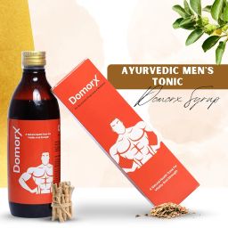 Domorx Syrup (300 ml) | 100% Ayurvedic Men's Tonic | Energy, Stamina & Vitality For Men's | Herbal Formula of 13 Ingredients - Safed Musali, Shatavari, Gokshur, Ashwagnada, and Semal | Vegan (1) image 4