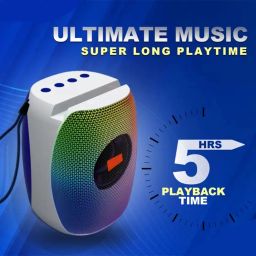 COREGENIX Newly Launched LM-168 Wireless 8W Bluetooth Speaker with Mic & Long Playtime, HD Surround Sound and Rich Bass, Also Support Pen Drive, SD Card, FM & Call Function image 4
