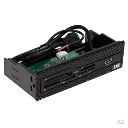 The Style Sutra 2Pcs 5.25'' USB3.0 Internal Card Reader Multi-card Front Panel for Desktop|Computers/Tablets & NetworkingComputer Cables & ConnectorsUSB Cables, Hubs & Adapters|2Pcs Usb3.0 Front Panel image 4