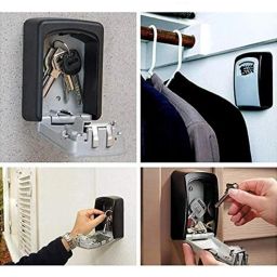 Nestling® High Security Police Safe Wall Key Box with 4 Digit Keys Combination Lock Store Keys image 5