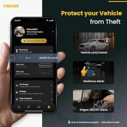 Ajjas 4G Lite (Remote Engine Lock) - Wired Hidden AI Smart GPS with Driving Score, Location Tracking, Geo Fence Alert, More 15+ Features for Car, Bike, Truck, Bus with (1 Year Free Premium App) image 2