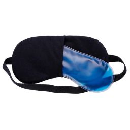 Jenna Unisex Printed Comfortable Sleeping Relief Eye Mask With Adjustable Strap & Blindfold With Gel (White) image 3
