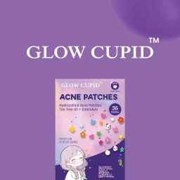 GLOW CUPID Hydrocolloid Acne Pimple Patch with Tea Tree Oil & Calendula | Fast Healing | Absorbs Pus & Oil | Waterproof & Skin-Friendly Pimple Patches | Panda Shape - 36 Patches. image 5