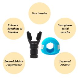 B-Arm Jawline Exerciser and Breathing Trainer Combo for Adults, Athletes & Elders |Jaw Exerciser to Reduce Double Chin |Face exerciser |Lung Exerciser to Improve Lung Capacity & Breath Control (Pack of 2) image 5