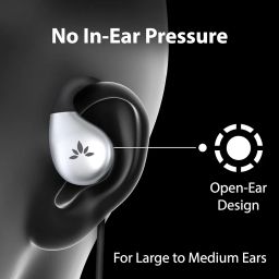 Avantree Resolve-C - USB C Wired Open-Ear Earbuds & Microphone (for Medium-Large Ear) with in-Line Controls & Over Ear Hooks, Headphones Compatible with Samsung, iPhone 15 and Other Type C Smartphone image 2
