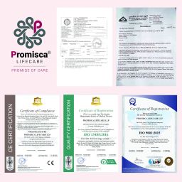 Promisca N95 Face Mask Ear Loop Style Protective 5 Layered Filtration with Melt Blown and Hot Air Cotton Layers (Pack of 5) (Pink, Small) image 5