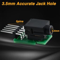 HIMARKLIF AUX Aux Port Auxiliary Input Adapter Audio Input Jack Replacement Repair Kit (Without Cover) Compatible with Civic CRV Pilot Accord Replace#: 39112-SNA-A01 39112-TA0-A01 39112-TR0-A01 image 4