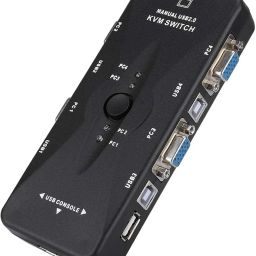 1Goal Multiport Monitor Hub, 4 Ports USB KVM VGA/SVGA Monitor Hub Computer Switch Box Adapter Devices for PC Keyboard Mouse image 3