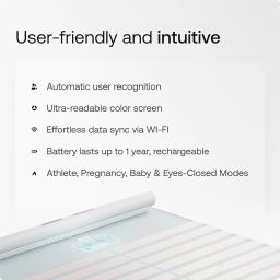 Withings Body Scan Smart Scales With 6-Lead ECG, Segmental Body Composition Analysis, Weighing Scales Body Weight & Vascular Age, Visceral Fat, AFib Detection, Heart Rate, Nerve Health (White) image 5