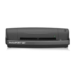 DocketPORT 687 Duplex Card Scanner (DP687) with DocketSCAN Business Card image 1