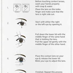 Soft Eye Combo Pack of 4 Pairs of Monthly Color Contact Lenses (Green,Grey,Blue & Hazel) (Zero Power/Lenses Only) With Case & Solution image 4