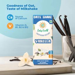 Only Earth Oats Shake Vanilla|No Added Preservatives| Cholesterol-free | Guilt-free |Calcium, Vitamin D, B1, B2 & B12 | 200ml (Oats Shake Vanilla (Pack 3)) image 3
