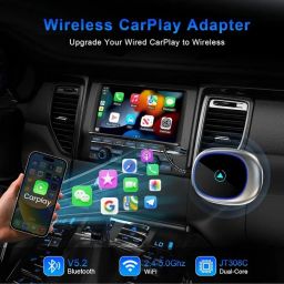CASON Wireless CarPlay & Android Auto Adapter for Car - Converts Wired CarPlay to Wireless, Quick Connection and Auto Reconnect with USB C/A for Cars from 2016 image 1