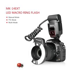 MEKE MK-14EXT-N I-TTL Macro Ring Flash for Nikon D7100 D7000 D5200 D5100 D5000 D3200 D3100 D90 D300S D600 with LED AF Assist Lamp image 2