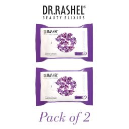 DR.Rashel Lavender Pack of 2 Face Wipes, Enriched with goodness of Lavener and Aloe Vera Extract | For Multi purpose use | Gives Refreshing and Glowing Skin.(25 pc x 2) image 1