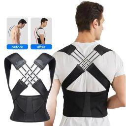 GROWTOP Posture Corrector for Men & Women | Webbing Design Back Straight Belt | Back Shoulder Spine Belt | Backbone Straight Belt for Back Pain | Back Straightener Support image 5