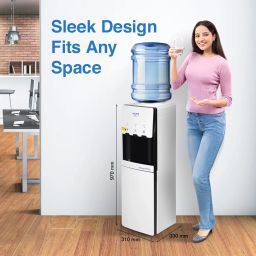 Voltas Floor Mounted Water Dispenser Minimagic with Cooling Cabinet (Spring FV +, 3 Modes, White) image 3